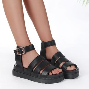 READY SALTED Women's platform sandals, outdoor casual fashion summer pool party size 3-8 women wardrobe essential shoes Footwear Girl Comfort Walking Shoes Water Proof Flatform