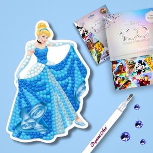 Craft Buddy Disney D100 Crystal Art Single Sticker - 008 CINDERELLA