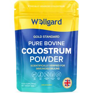 Wellgard Colostrum Powder, High Levels of Verified IgG, Cow Colostrum Supplement Dietary, Immunoglobulins