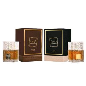 Lattafa Khamrah and Khamrah Qahwa 2in1 Perfume, Sweet and Long-Lasting Aroma, Unisex Liquid, 100ml