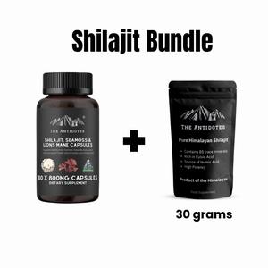 Adaptogen Blend & 30g Shilajit Resin Bundle