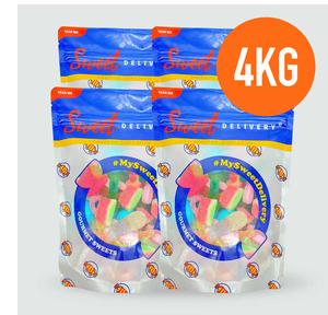 4x 1KG Classic Fizzy & Jelly Sweet Candy Mix