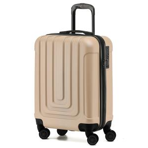 55x40x20cm Ryanair Maximum Size Carry On For Priority Boarding Large Cabin Bag - USB Charging Port - Approved With RyanAir Bag Sizer  - Vertical Lines with Curve