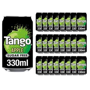 Tango Apple Sugar Free Multipack 330ml Cans - Pack of 24 - Soft Drink  Beverage