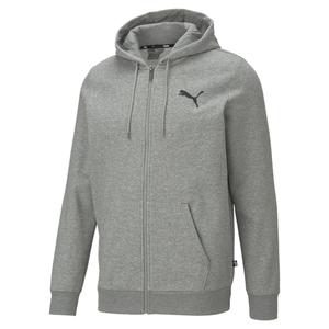 PUMA Mens Essentials Full-Zip Logo Hoodie