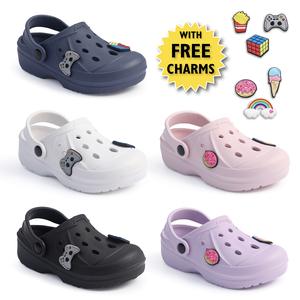 Girls Boys Clogs Unisex Kids Sandals Slippers Slip On Mules Garden Pool Beach Leisure Children