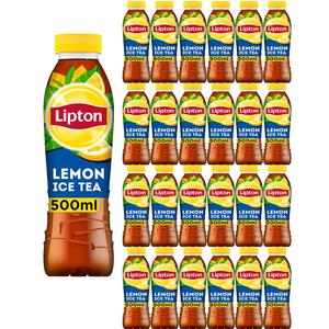 Lipton Ice Tea Lemon 500ml x 24 Bottles - Beverage