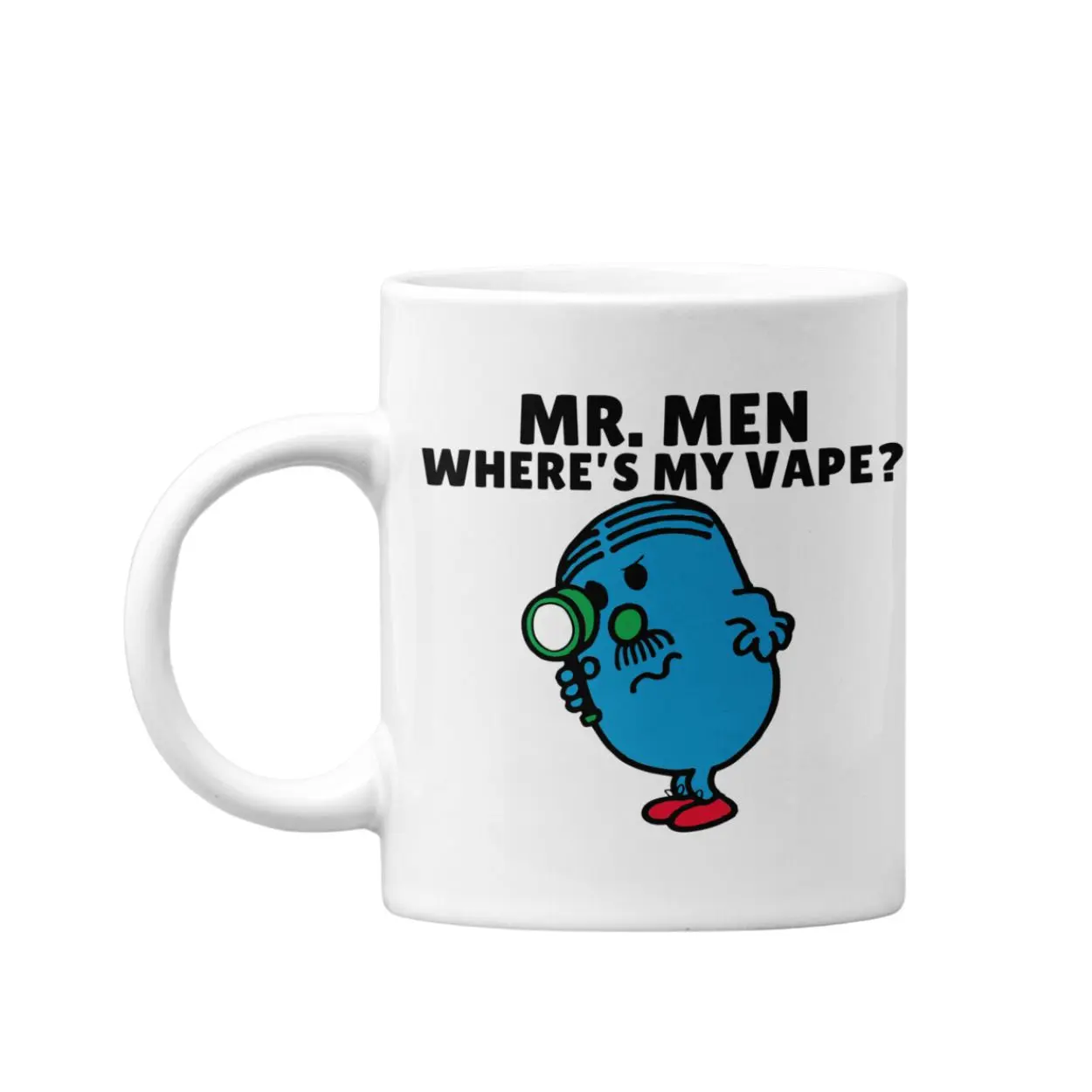Novelty Mr Men Where's My VAPE 11oz Coffee Mug - Funny Mr Men Cup For  Christmas Birthday Gift Present Friend Coffee Drinkware Printed  Personalised Washable Ceramic - TikTok Shop UK