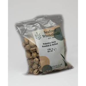 Seaford Wholefoods Pistachio Nuts Roasted & Salted 125g