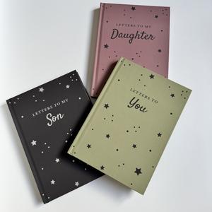 Letters to my Daughter, Son, You Notebook by Nuzzle & Nest - A5 Size - Memory Book Keepsake - Baby Shower Gift