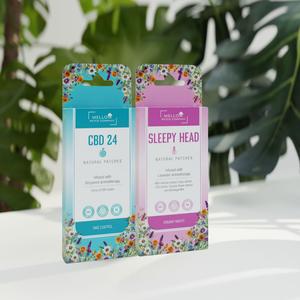 Serenity and Bliss Natural Topical Patches - Contains 18 patches of Sleepy Head and 18 Patches of CB24