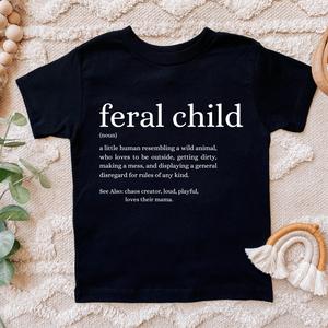 Feral Definition Kids Tee