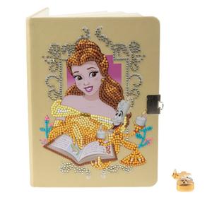 "Belle" Beauty and the Beast Crystal Art Secret Diary
