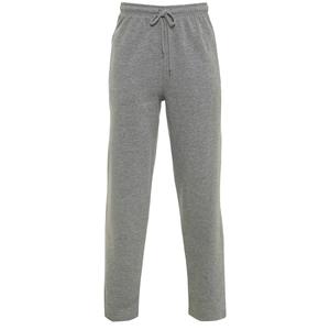 Fashion Luva Men's Plain Jogging Bottoms for Every Workout Joggers Fleece Pants Gym Sports Trousers Open Hem Sweatpants Menswear Casual Plain Black Black White Top