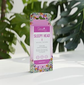 Sleepy Head Patches - Contains Valerian Extract, Hops Extract,Passion Flower Extract And Ashwaghanda - Each pack contains 18 patches - Each pack lasts 24 hours