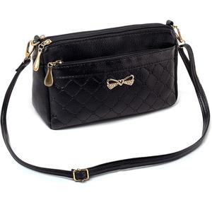 Women Handbags Shoulder Bags Small Square Soft PU Leather Cross Body Ladies Bags Elegant Butterfly Decoration