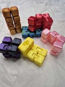colourful fidget infinity Cube for idle hands trending fidgety toy 2024 craze sensory