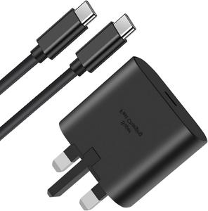 25W Super Fast Charger For Samung，Fast Charging Type C Plug and USB C Cable 1M, Travel Power Adapter for Samung Galaxy S24、S23、S22、S21、S20、A54、A53、A34、A33、A73、A72、A71、A52、A51 etc