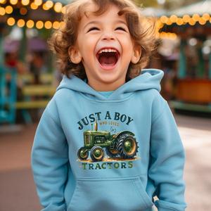 Just A Boy Who Loves Tractors Hoodie
