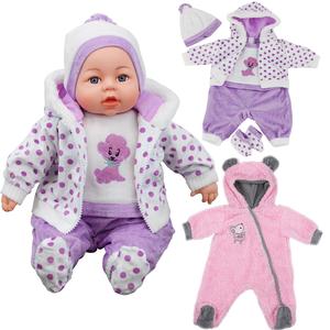 BiBi Outfits Set of Two Doll Pink & Purple (45 cm / 18")
