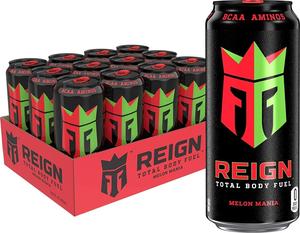12 x Reign Melon Mania Energy Drink Can 500ML- Pack of 12