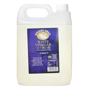 Golden Swan Vinegar 5 Ltr for Cleaning and Multi-Purpose Use, Fabric Softener - Distilled White Vinegar-  Household Pack laundry detergent
