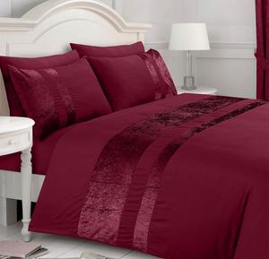 Luxury CRUSH Velvet Duvet Cover with Pillow Case Bedding Set - Elegant Comfort for Your Bedroom sets comfy  bed duvetcoverset hotel