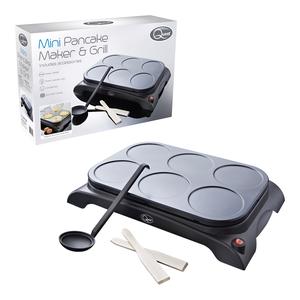 Quest Mini Pancake Maker & Grill / Non Stick / Easy to Clean / Pancakes, Crepes, Omelettes, Eggs