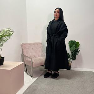 Ladies oversized belted pocket lightweight coat onesize uk 6-16