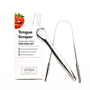 Stainless Steel Tongue Scraper for Oral Care - Removes bacteria for fresher breath