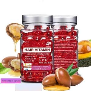 [Right30] Vitamin Hair Oil capsules, argan oil conditioner Nourishing oil treatment serum conditioner vitamins haircare gummies for Luxurious hair  Avocado Restore Silky