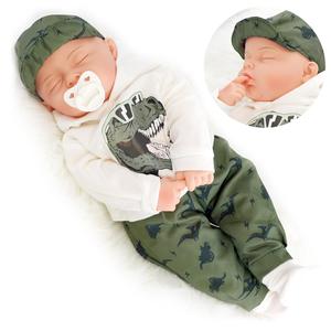 BiBi Doll 20" Baby Boy Doll "Big Bo" with Dummy & Sounds - Soft Body Sleeping Baby Doll Toy for Ages 18 Months+