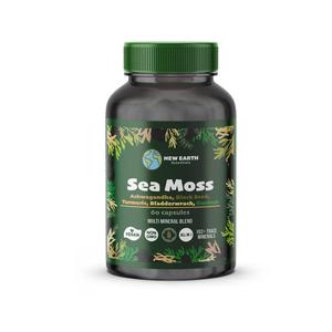 Sea Moss Capsules 3000mg with Black Seed, Ashwagandha, Turmeric, Bladderwrack, Burdock Root Healthcare Dietary