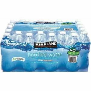 Kirkland Water Bottles 40x 500ml Natural Spring Water  Beverage Drink