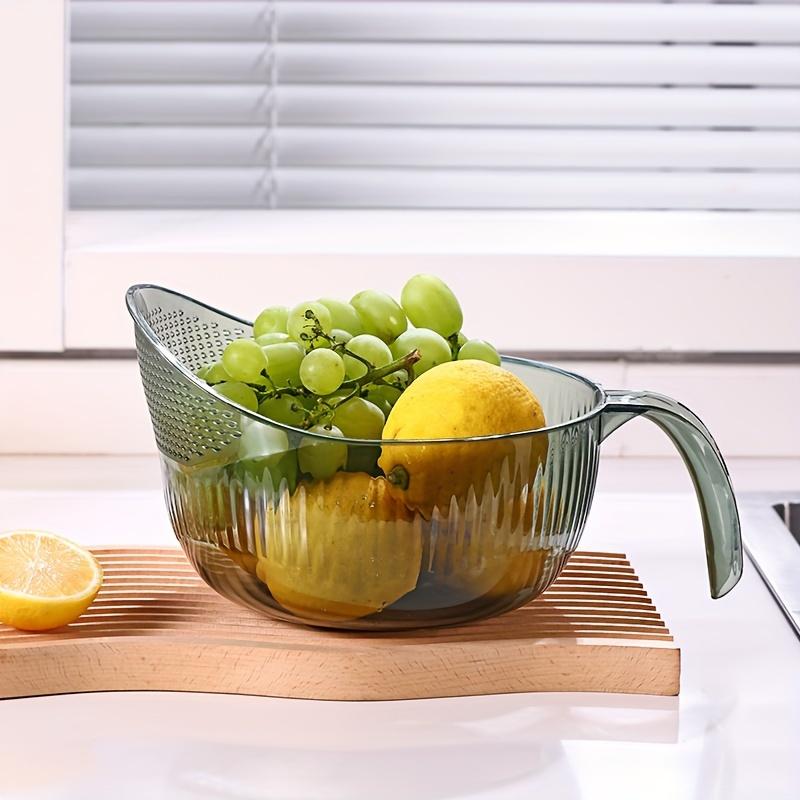 Rice washing filter basket, creative rice washing sieve, plastic rice ...