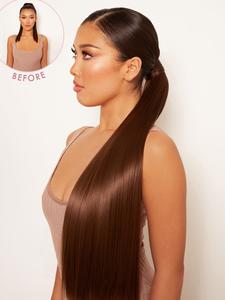 Lullabellz Grande 26" Straight Wraparound Ponytail - Suitable for All Hair Types