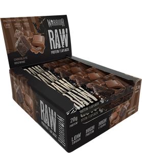 Warrior RAW Protein Oat Flapjack Bar - 12 Bars - 20g Protein Per Bar - Low Sugar - High Protein Snack - 13 Flavours - UK Made