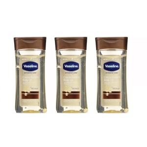 Pack of 3 Vaseline Intensive Care Body Oil Cocoa Radiant 200ml Body Care Moisture