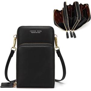 Crossbody Phone Bags for Women Small Shoulder Bag Handbags Multifunctional Cellphone Bag Lightweight Wallet Purses 3 Main Pockets with Card Slots