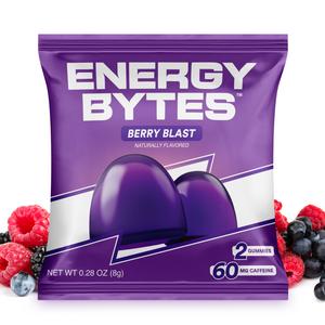 Energy Bytes - Berry Blast - 2 Caffeine Powered Gummies (Sports Pack)