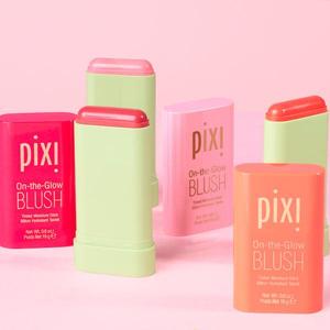 Pixi On-the-Glow Blush with Ginseng, Aloe Vera & Fruit Extracts - Tinted Balm for Hydrating & Conditioning Skin