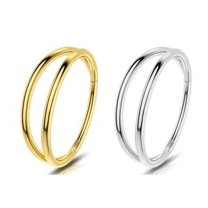 Oufer 20G Double Hoop Hinged Segment Daith Helix Conch Hoop