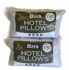 Hotel Quality Stripe Pillows |2Pack|4Pack|6Pack| Extra Filled Cotton Blend SAME DAY DISPATCH