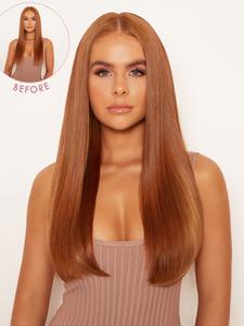 THICK 18' 1 PIECE STRAIGHT CLIP IN HAIR EXTENSIONS