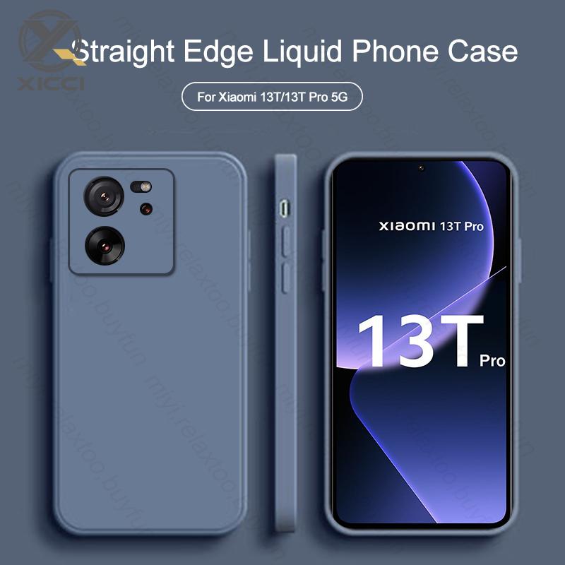 XICCI - vỏ bảo vệ silicon lỏng cho Xiaomi 13T / 13T Pro, Ốp Điện Thoại , cảm giác thoải mái, siêu mỏng, vỏ mềm